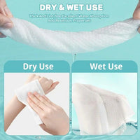 Disposable Face Towel – 70 Pcs Ultra Soft, Thickened Cotton Tissues | Lint-Free, Multi-Purpose Facial Dry Wipes for Skincare, Makeup Removal & Cleansing