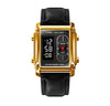 Original Skmei 1868 Boys New Style Design Famous Watch Digital Analog Mens Wrist Watches for Men Luxury Watch - Without Box - Black With Golden Case